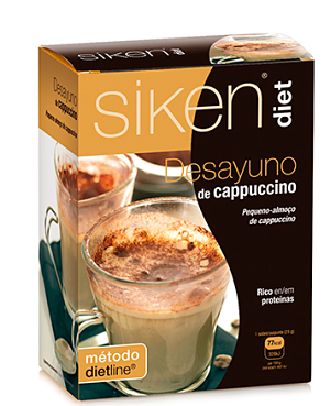 Desayuno de Capuccino de Siken Diet - Método DietLine - 7 sobres