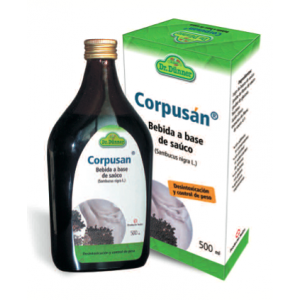 Corpusán es una bebida a base de saúco que ayuda a depurar el organism y es muy útil en las dietas de control de peso.
