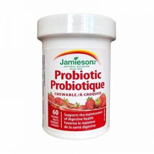 Chewable Probiotic - Probiotico Masticable - Jamieson - 60 comprimidos