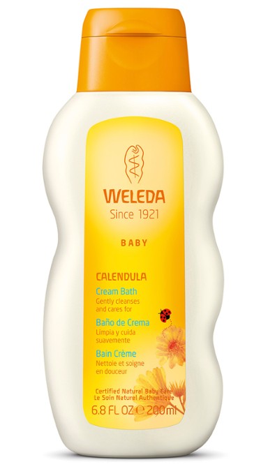 Calendula Baño de Crema Baby - Limpia y cuida suavemente - Weleda - 200 ml