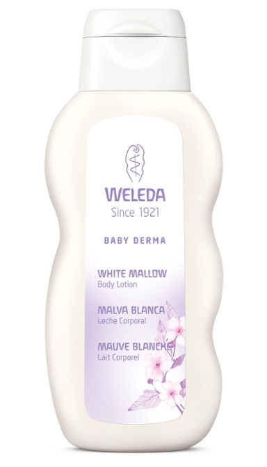 Leche Corporal de Malva Blanca Baby Derma para Pieles Atópicas - Weleda - 200 ml